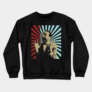 pee wee herman vintage colorful design Crewneck Sweatshirt